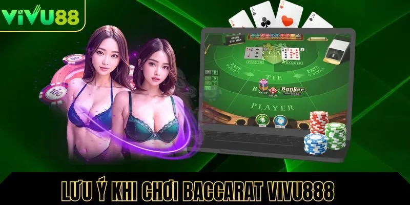 Lưu ý khi chơi cá cược baccarat Vivu88 