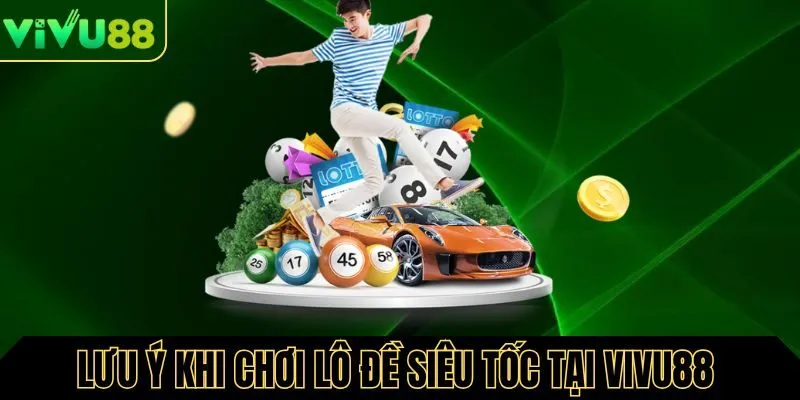 Lưu ý khi tham gia chơi lô đề siêu tốc tại Vivu88 