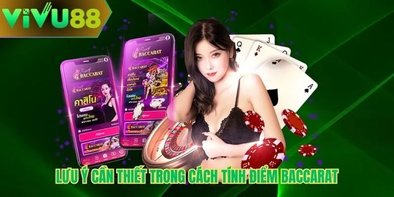 Lưu ý cần thiết trong cách tính điểm baccarat